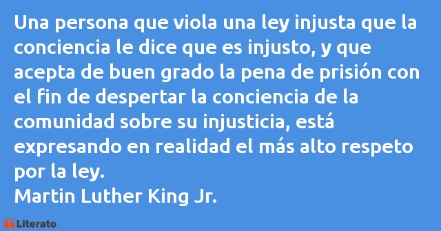 Frases de Martin Luther King Jr.