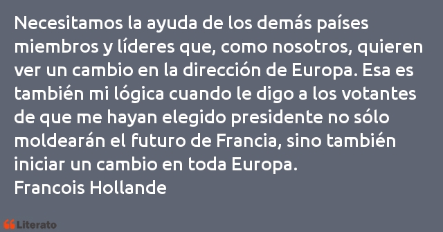 Frases de Francois Hollande