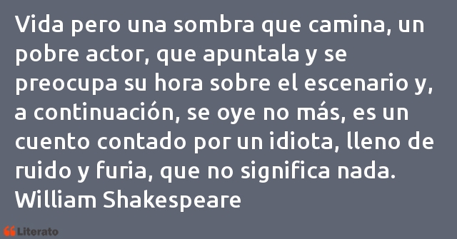 Frases de William Shakespeare