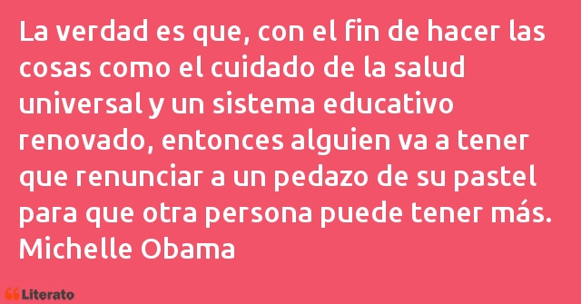 Frases de Michelle Obama