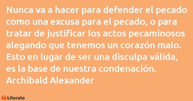 Frases de Archibald Alexander