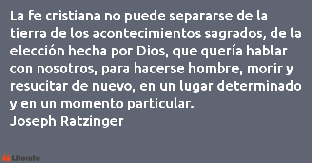 Frases de Joseph Ratzinger