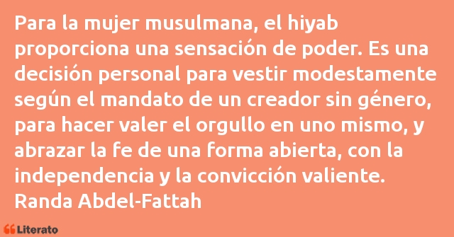 Frases de Randa Abdel-Fattah