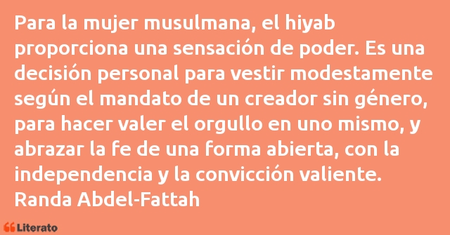 Frases de Randa Abdel-Fattah