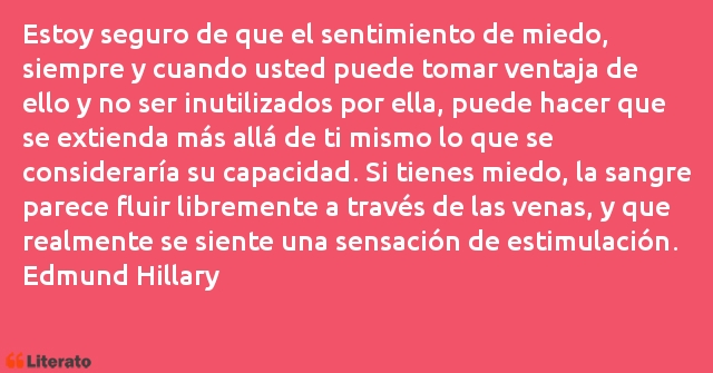 Frases de Edmund Hillary