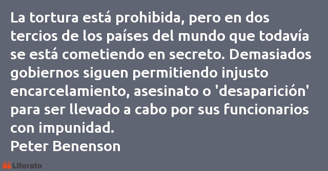 Frases de Peter Benenson