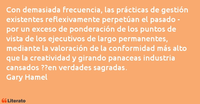 Frases de Gary Hamel