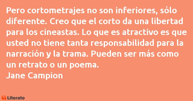 Frases de Jane Campion