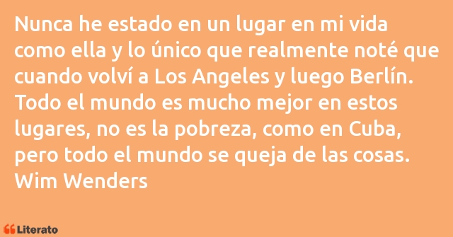 Frases de Wim Wenders