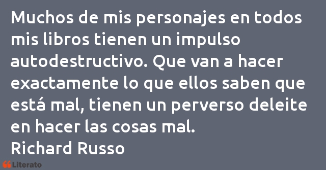 Frases de Richard Russo