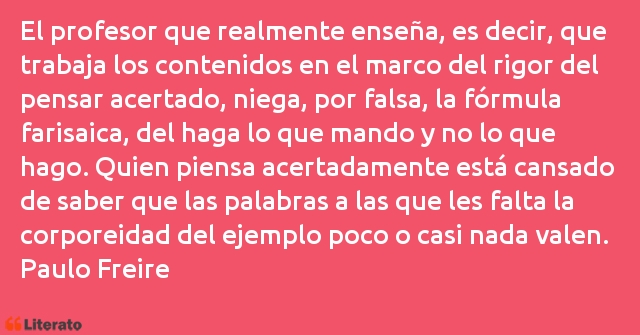 Frases de Paulo Freire