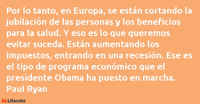 Frases de Paul Ryan