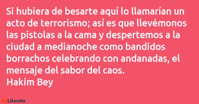 Frases de Hakim Bey