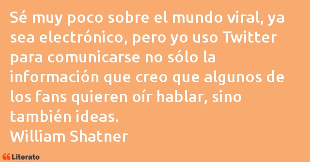 Frases de William Shatner