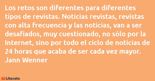 Frases de Jann Wenner