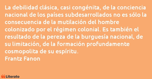 Frases de Frantz Fanon