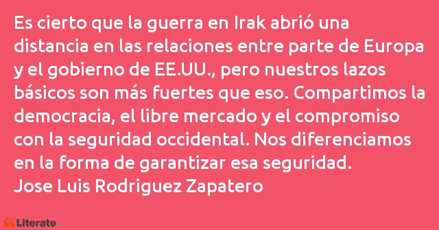 Frases de Jose Luis Rodriguez Zapatero