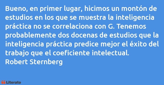 Frases de Robert Sternberg