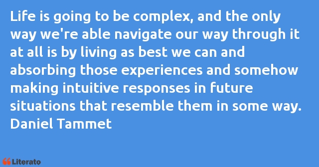 Frases de Daniel Tammet