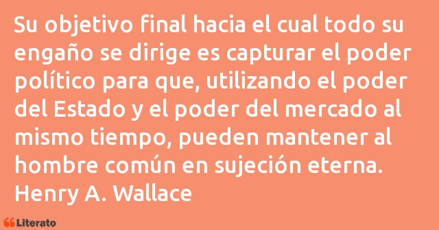 Frases de Henry A. Wallace