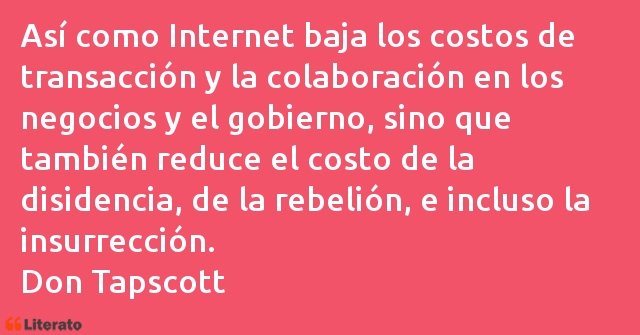 Frases de Don Tapscott