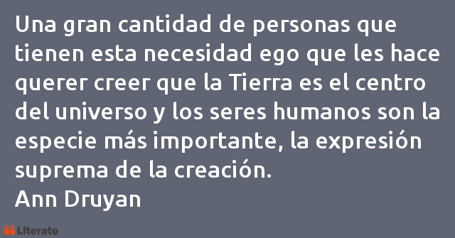 Frases de Ann Druyan