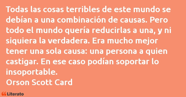 Frases de Orson Scott Card