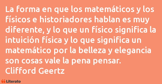 Frases de Clifford Geertz