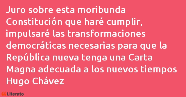 Frases de Hugo Chávez