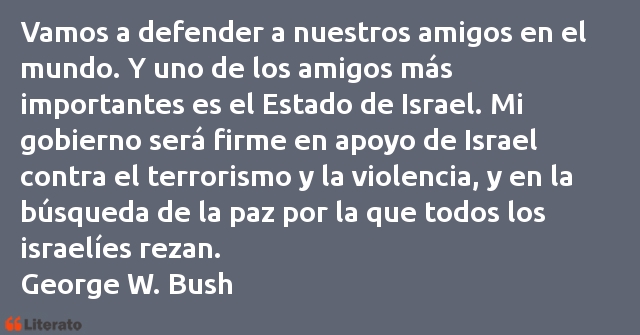 Frases de George W. Bush