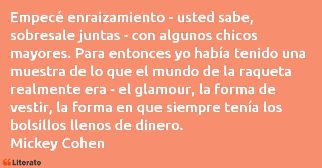 Frases de Mickey Cohen