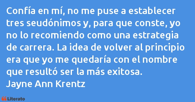 Frases de Jayne Ann Krentz