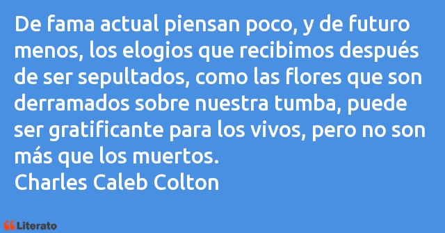 Frases de Charles Caleb Colton