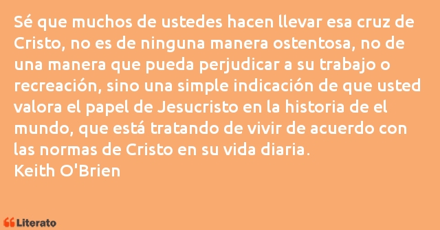 Frases de Keith O'Brien