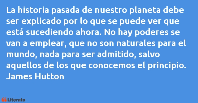 Frases de James Hutton