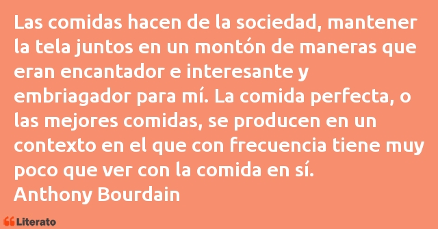 Frases de Anthony Bourdain