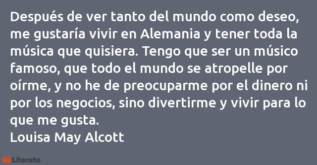 Frases de Louisa May Alcott