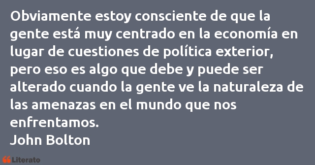 Frases de John Bolton