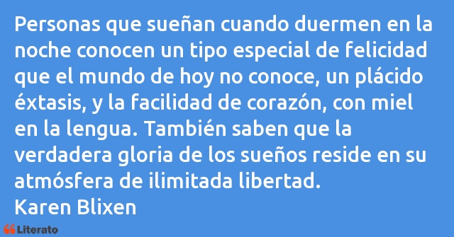 Frases de Karen Blixen