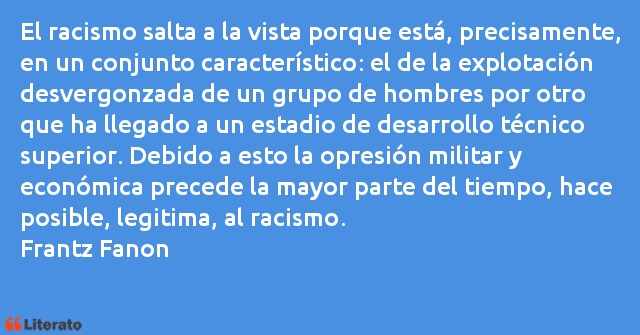 Frases de Frantz Fanon