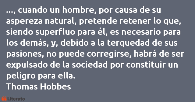 Frases de Thomas Hobbes