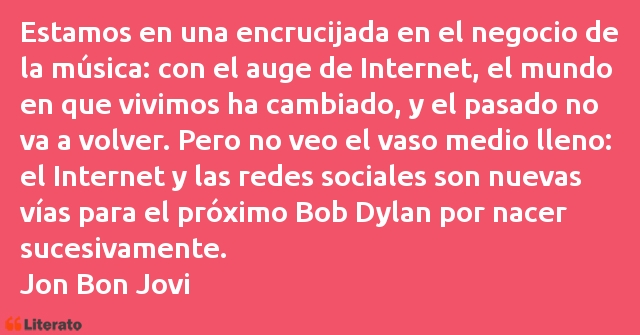 Frases de Jon Bon Jovi