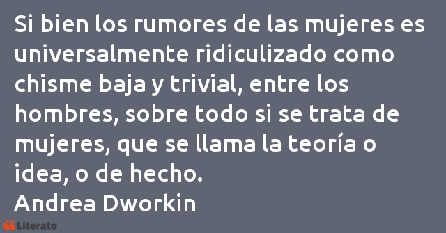 Frases de Andrea Dworkin