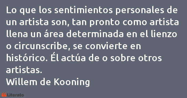 Frases de Willem de Kooning