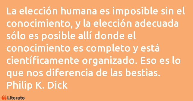 Frases de Philip K. Dick