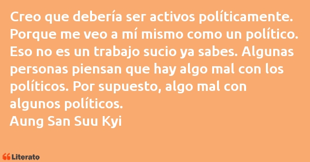 Frases de Aung San Suu Kyi