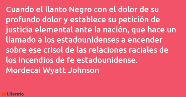 Frases de Mordecai Wyatt Johnson