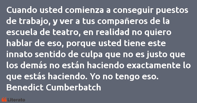 Frases de Benedict Cumberbatch