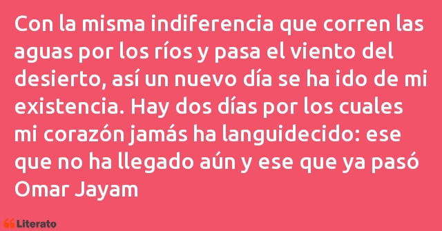 Frases de Omar Jayam