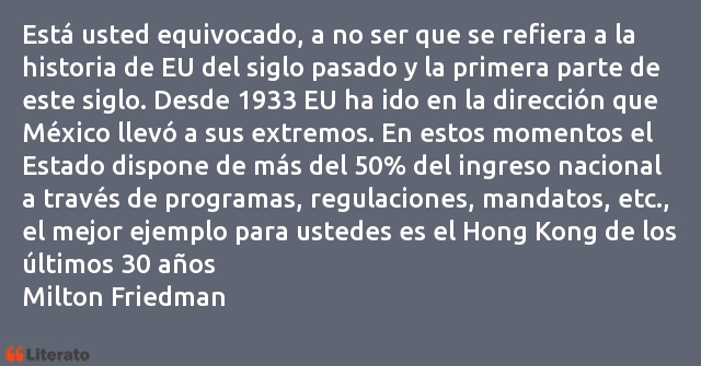 Frases de Milton Friedman